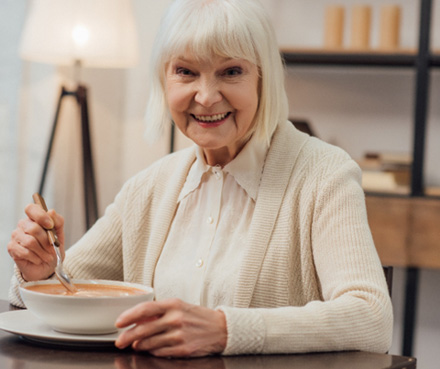 Be sure to eat a soft diet following your dental implant surgery